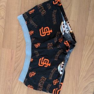 SF Giants authentic boxer boyshorts pajama shorts